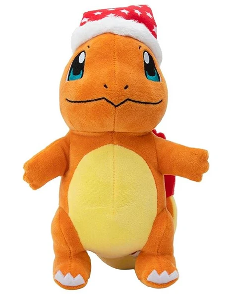 Pokemon Pelüş Charmander Figür Yılbaşı Serisi 20cm PKW3103 ürün görseli 1
