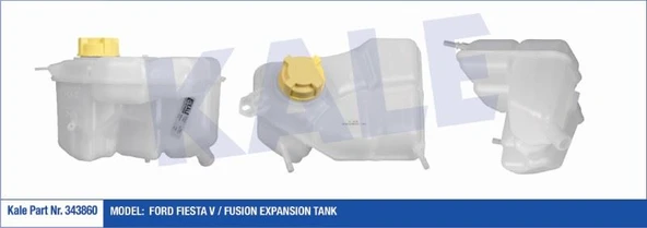 GENLEŞME TANKI (RADYATÖR EK DEPO) KAPAKLI FORD FIESTA V / FUSION ürün görseli 1