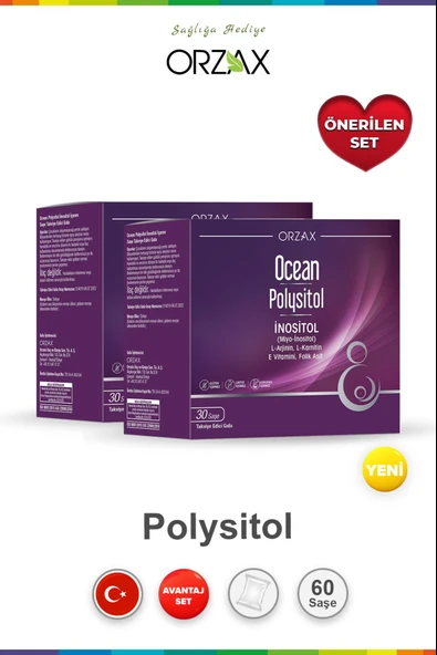 Ocean Polysıtol 400mcg 30 Saşe 2 Adet ürün görseli 1