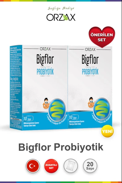 Ocean Bigflor Probiyotik Prebiyotik 10 Saşe 2 Adet ürün görseli 1