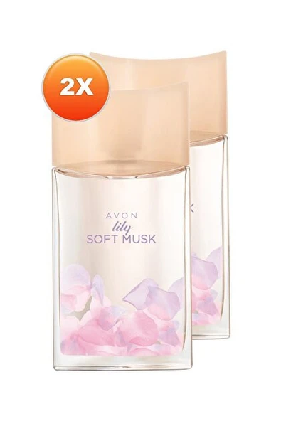AVON SOFT MUSK LİLY 50 MI KADIN PARFUM ikili set olarak gönderim sağlanacaktır ürün görseli 1