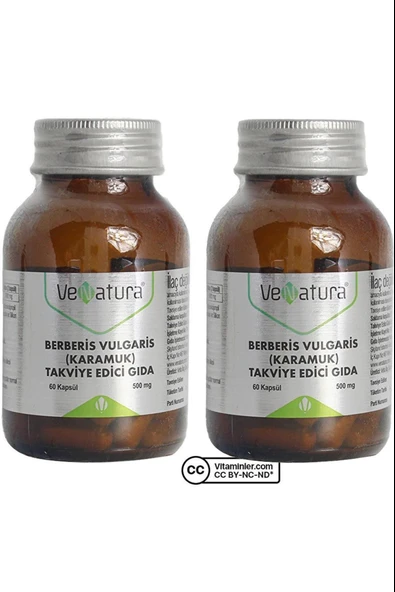Venatura Berberis Vulgaris 60 Kapsül 2 Adet ürün görseli 1