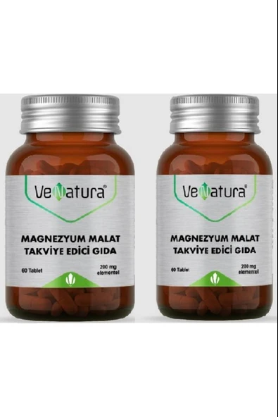 VeNatura Magnezyum Malat 60 Tablet 2 Adet ürün görseli 1