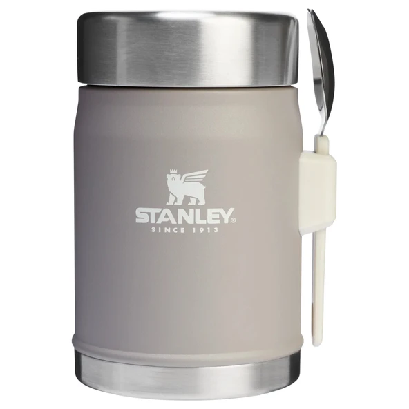 Stanley Klasik Paslanmaz Çelik Yemek Termosu Kaşıklı 0,40 LT - Ash ürün görseli 1