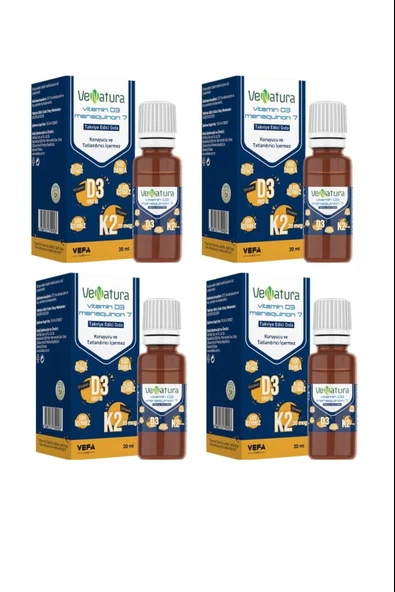 Venatura D3 K2 Damla 20 ml 4 Adet ürün görseli 1