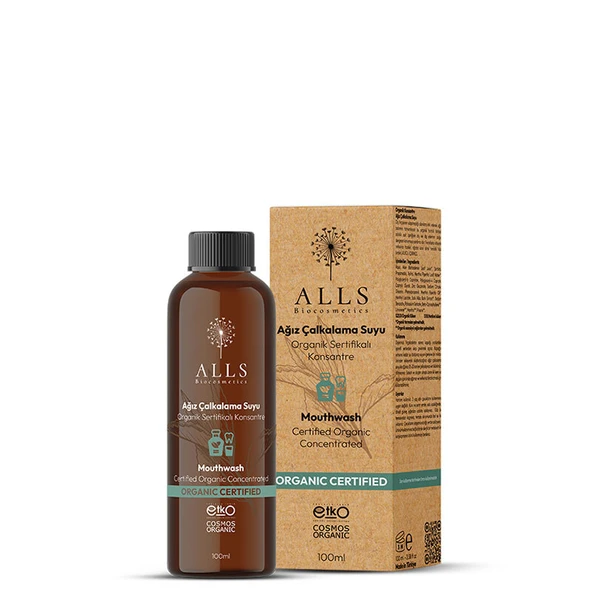 Alls Biocosmetics Organik Sertifikalı Konsantre Ağız Çalkalama Suyu 100 ml ürün görseli 1