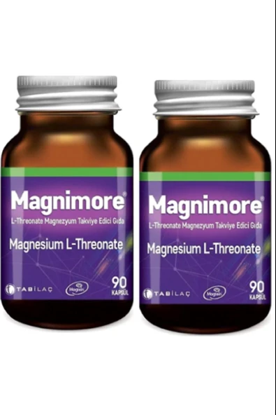 Magnimore Magnesium L-Threonate 90 Kapsül 2 Adet ürün görseli 1
