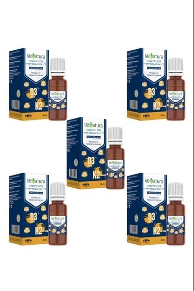 Venatura D3 K2 Damla 20 ml 5 Adet ürün görseli 1