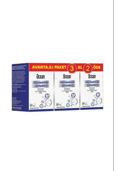 Ocean Glukozamin Komplex 60 Tablet 3 Adet ürün görseli 1