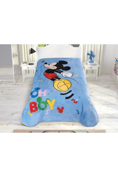Taç Disney Mickey Mouse Jump Lisanslı Yeni Sezon Tek Kişilik Battaniye ürün görseli 1