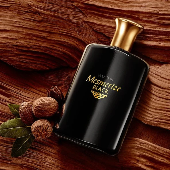 AVON MESMERIZE BLACK ERKEK PARFUM 100 ML EFSANE  PARFÜMLERİN KRALI GERÇEKTEN ÇOOK AMA ÇOOK GÜZEL VE ÖZEL BİR KOKUDUR . ürün görseli 1