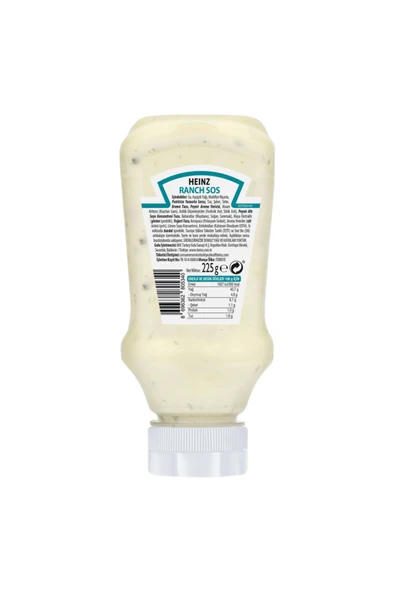 Heinz Ranch Sauce Ranch Sos 225 g - Resim 2