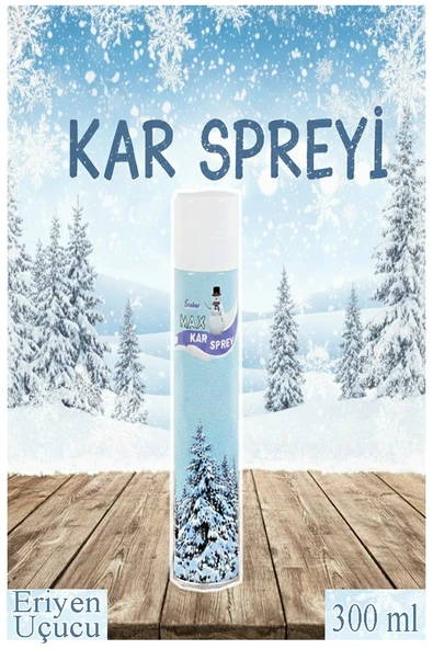 Eriyen Kar Spreyi 300ml Büyük Boy Leke Yapmaz Yılbaşı Noel Düğün Kına Bekarlığa Veda Bride Parti Şov Köpüğü Sprey ürün görseli 1