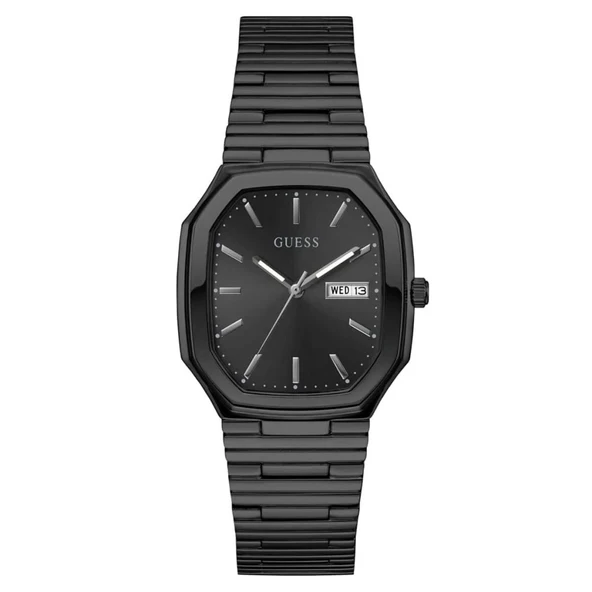 GUESS GUGW0978G4 SİYAH İYON KAPLAMA UNISEX KOL SAATİ ürün görseli 1