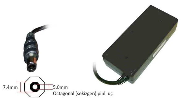 Dell 65W Pinli Sekizgen Uç Notebook Adaptör RNA-DL03 ürün görseli 1