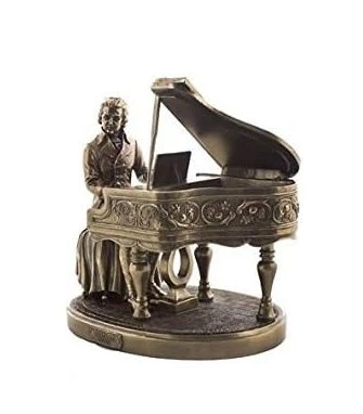 Veronese Design Klasik Besteci Wolfgang Amadeus Mozart Piyanolu Heykel Serisi 9 ürün görseli 1