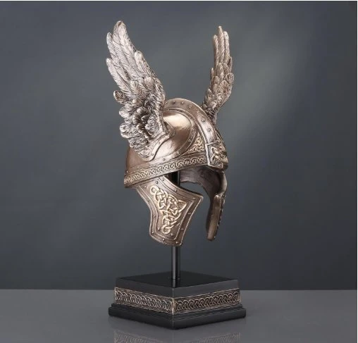Veronese Design Kanatlı Kask Odin Heykel Serisi 4 - Resim 3