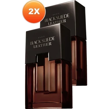 AVON BLACK SUEDE LEATHER 75 ML İKİLİ SET ERKEK PARFÜM EDT ürün görseli 1