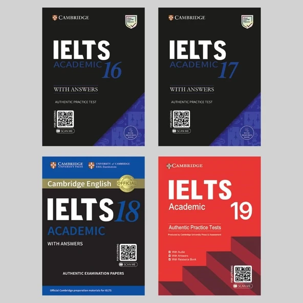 Cambridge English IELTS ACADEMIC 16 - 17 - 18 - 19 with Audios ürün görseli 1