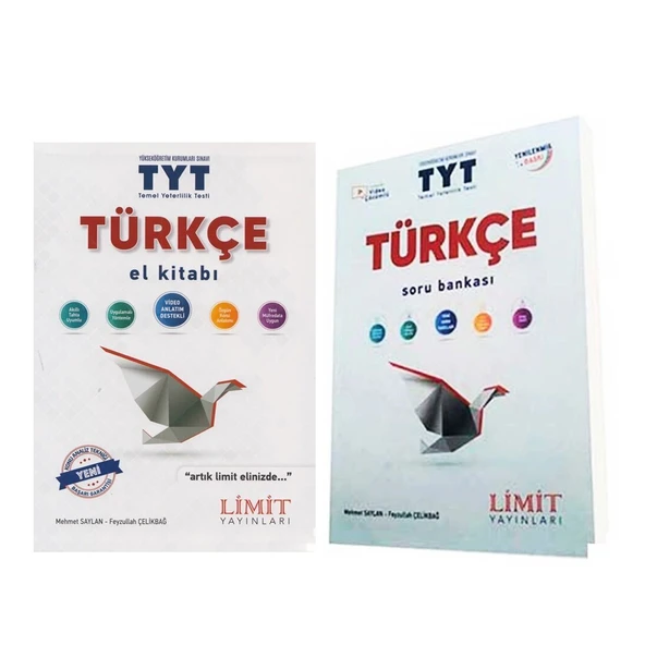 Limit Yayınları TYT Türkçe Soru Bankası ve Türkçe El Kitabı 2 Kitap Set ürün görseli 1
