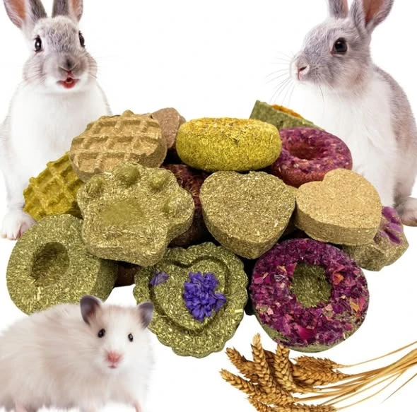 Tavşan Hamster Doğal Çiğneme Oyuncağı 24 Parça ürün görseli 1
