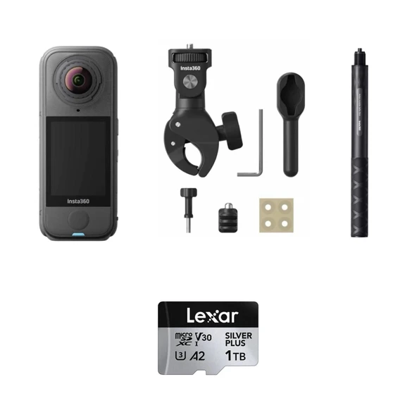 Insta360 X4 Air Aksiyon Kamerası - Motosiklet Kiti 1 TB (Foto Ekspres) ürün görseli 1