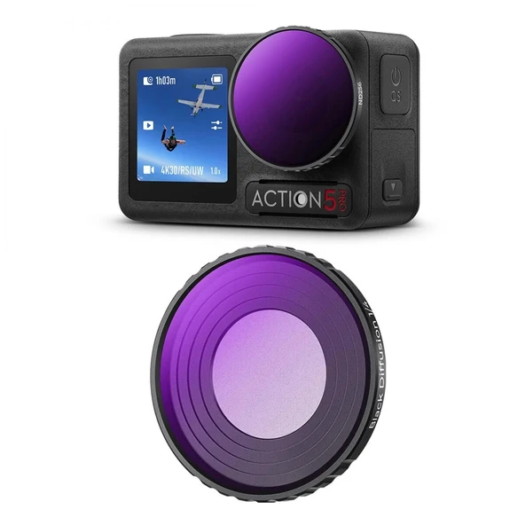 K&F Concept  NANO-X ND8 (3 stop)  DJI Osmo Action 4 / 5  Filtre ürün görseli 1