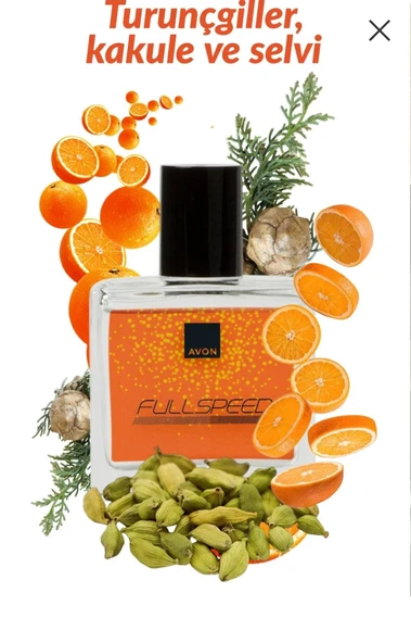 AVON Full Speed Erkek Parfüm EDT 30ml ürün görseli 1