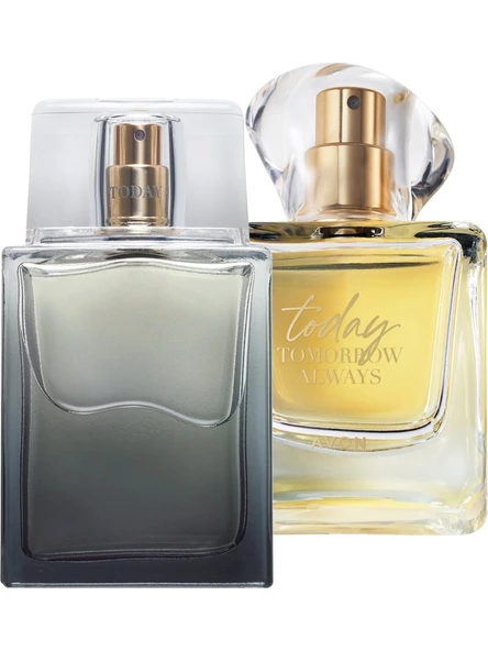 Avon Tta Today Erkek Edt 75 Ml. ve Tta Today Kadın Edp 50 Ml. Parfüm Paketi ürün görseli 1