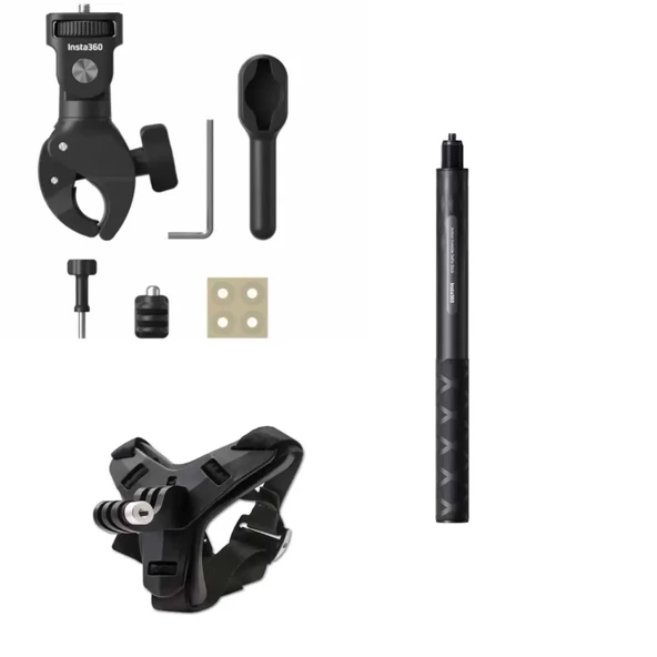Insta360 X3 Uyumlu Çok Amaçlı Montaj Aksesuar Seti (Full Kit) ürün görseli 1