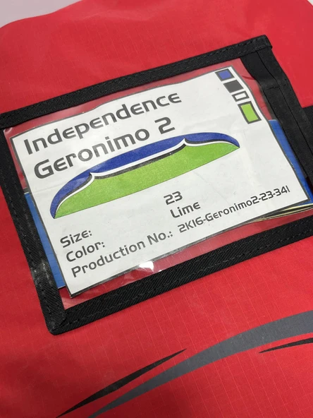 Independence Geronimo 2 Yamaç Paraşütü Lime - Resim 4