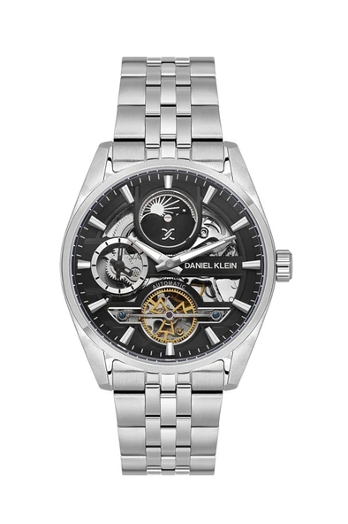 DANIEL KLEIN DK.1.14266-2 PİLSİZ OTOMATİK METAL ERKEK KOL SAATİ ürün görseli 1