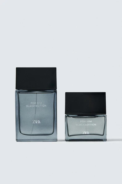 ZARA FOR HIM BLACK EDITION EDT SET 100 ML (3.4 FL.OZ) + 50 ML (1.7 FL. OZ) ürün görseli 1