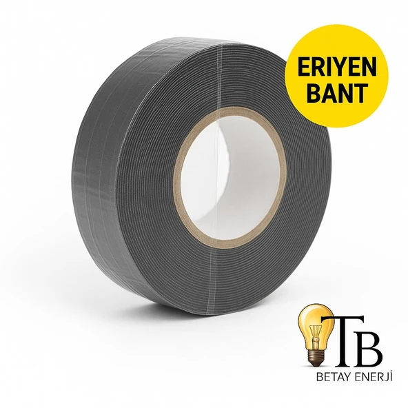 Betay Enerji Kendiliğinden Eriyen İzolasyon Bandı 19 mm x 9.15 m ürün görseli 1