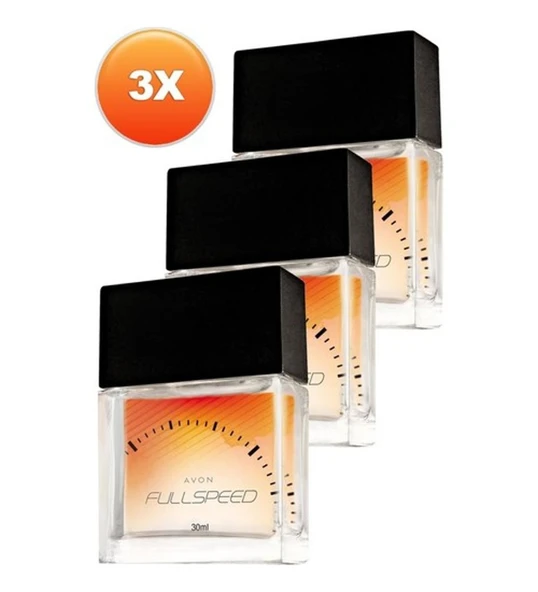 Avon Full Speed Edt 30 Ml Erkek Parfüm 3 Adet ürün görseli 1