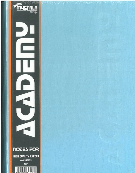 Özkan Defter 240 Yap.  Düz Ciltli 20x28 Sert Kap Buz Mavi ürün görseli 1