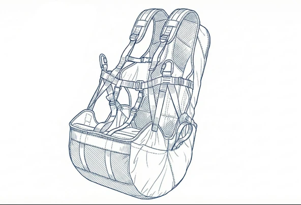 Independence Passenger Pro Tandem Harness Paraşüt Koltuğu ürün görseli 1