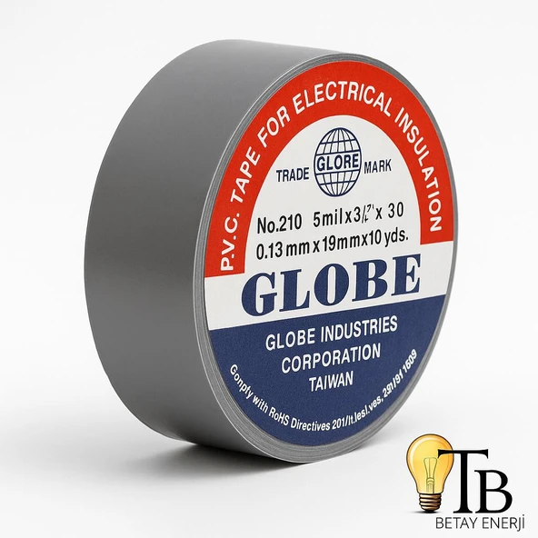 GLOBE Gri Elektrik Bandı ürün görseli 1