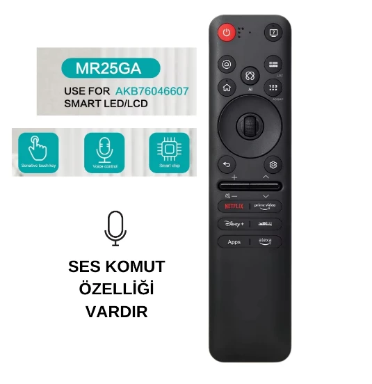 LG MR25GA ,  AKB76046607,  AI Ses Komutlu Sihirli Kumanda,  Magic Remote ürün görseli 1