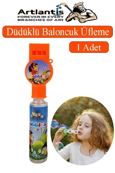 Düdüklü Baloncuk Üfleme 1 Adet Çocuklar İçin Köpük Baloncuk Köpük Üfleme Oyuncağı Sınıf Karne Hediye Parti ürün görseli 1
