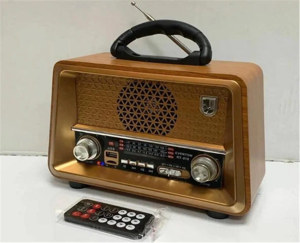 Everton RT-818 Bluetooth-USB-SD-FM Nostaljik Radyo ürün görseli 1