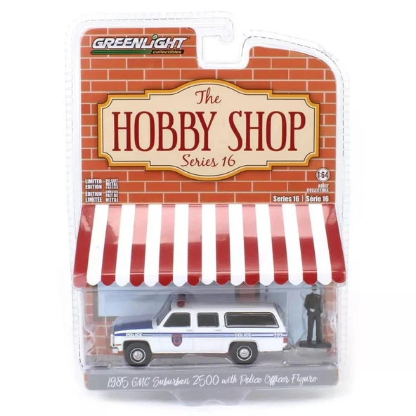 Greenlight The Hobby Shop Series 16 1985 GMC Suburban 1/64 Model Araba ürün görseli 1