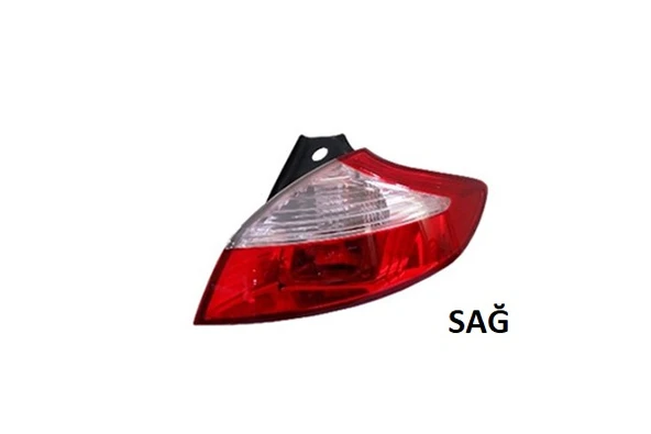 Stop Lambası Sağ Renault Megane Iıı 09> Hb Siyah 265501650R ürün görseli 1