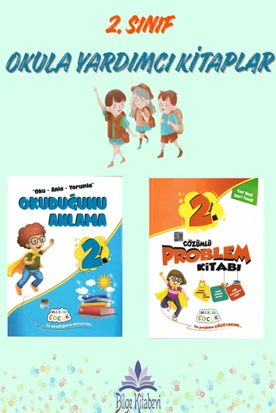 2.Sınıf Okuduğunu Anlama + Çözümlü Problem Kitabı ürün görseli 1