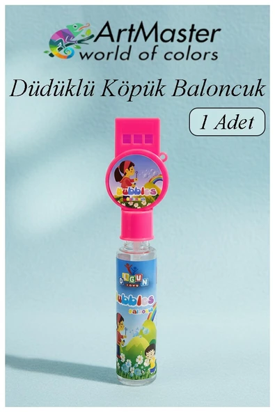 Düdüklü Köpük Baloncuk Üfleme 1 Adet Köpük Yapma Oyuncağı Baloncuk Üfleme Oyuncağı Sınıf Karne Hediye ürün görseli 1