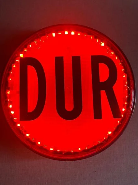 Dur Levhası Led Işıklı Servis Araçlarına Uygun Stop Lambası HMA902 ürün görseli 1