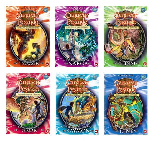 Canavar Peşinde Karanlıklar Diyarı 6 Kitap Set ürün görseli 1