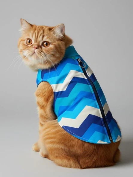 Surf Rain Kedi Yağmurluk Ceket ürün görseli 1