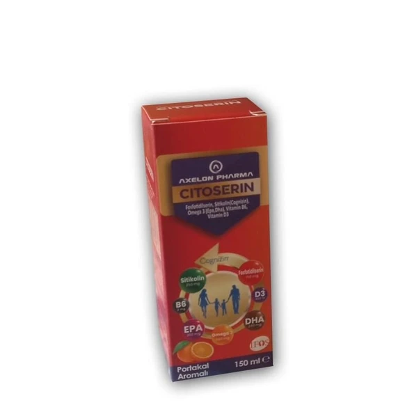 Axelon Citoserin Sıvı Şurup 150 ML Portakal Aromalı ürün görseli 1