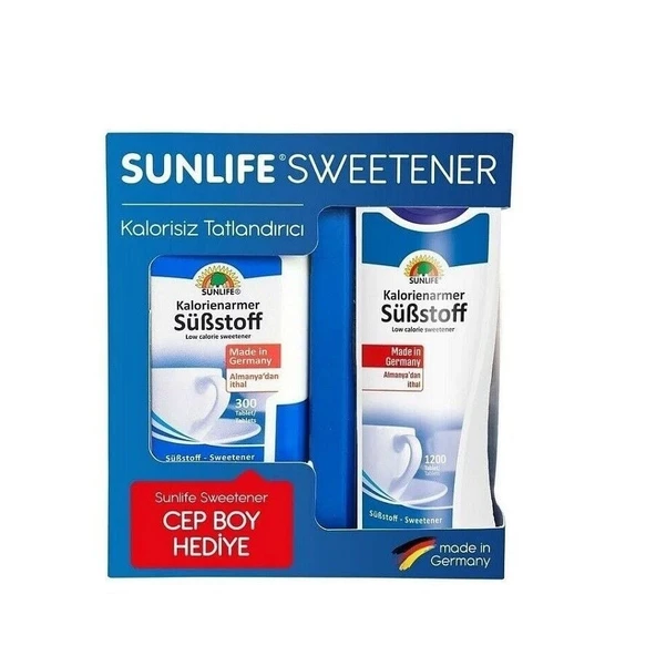 Sunlife Sübstoff Sweetener Tatlandırıcı 1200 Tablet ürün görseli 1